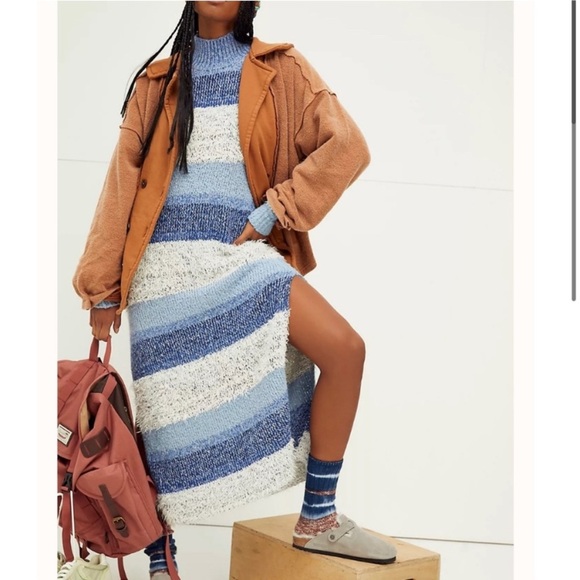 Free People Dresses & Skirts - Free people making waves midi sweater dress